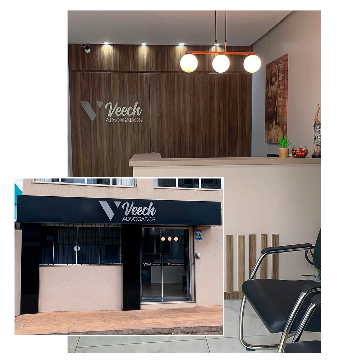 Fachada do escritório Veech Advogados em Cruz Alta